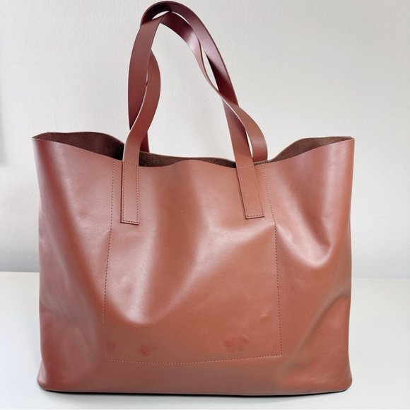 Everlane Day Market Tote Brown Italy Cognac - Picture 7 of 16